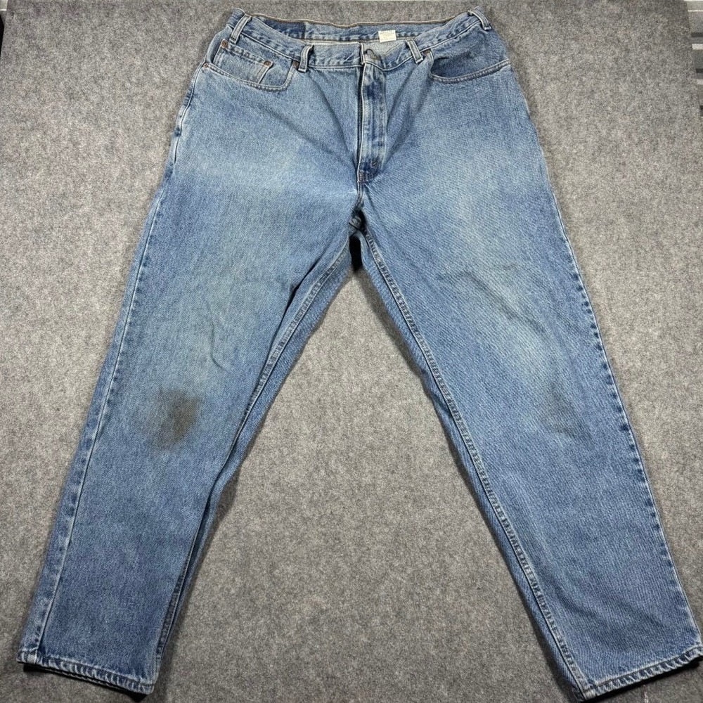 Vintage Levis 560 Mens 36x30 Loose Fit Tapered Leg Blue Jeans Made in USA 90s